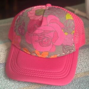 Floral Pink Cap